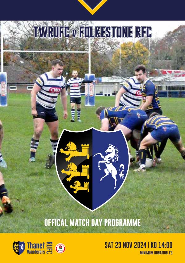 Image of Thanet Wanderers RUFC programme