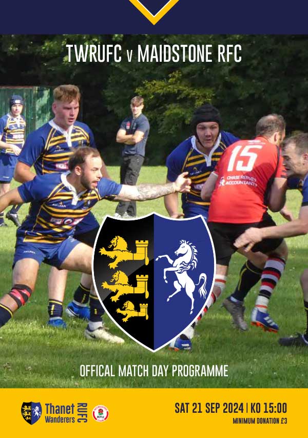 Image of Thanet Wanderers RUFC programme