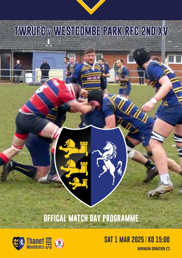 Image of Thanet Wanderers RUFC programme