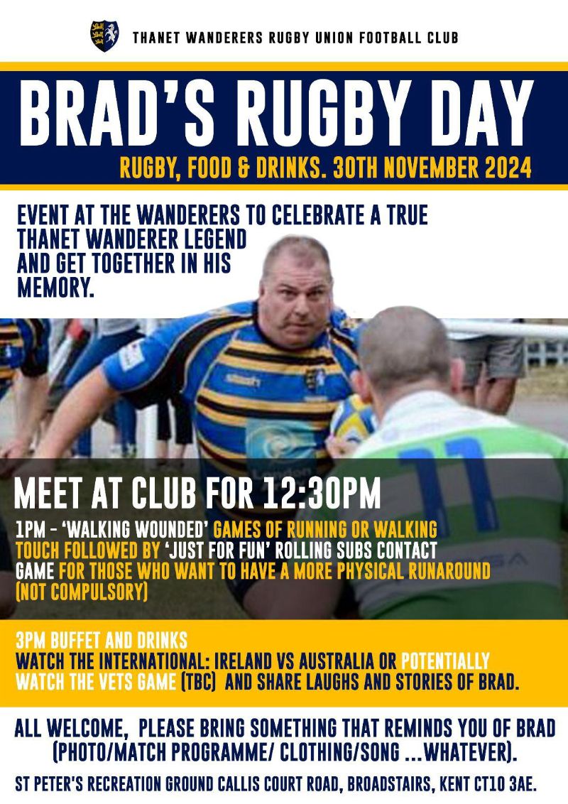 Brad's Rugby Day image