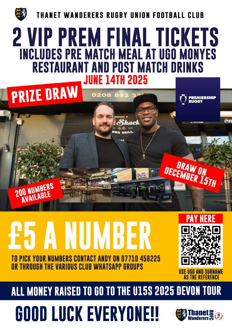 Prize Draw - 2 VIP Prem Final Tickets image