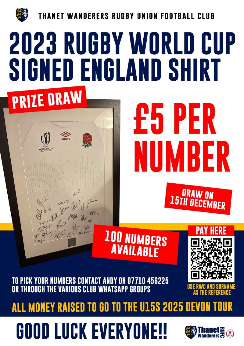 Prize Draw - 2023 Sign World Cup Shirt image