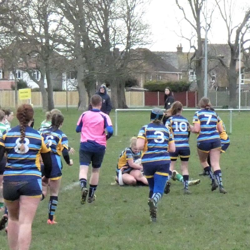 22/01/2023: TWRUFC Ladies 1st XV 22 Folkestone Ladies 7 - Thanet Wanderers RUFC Gallery